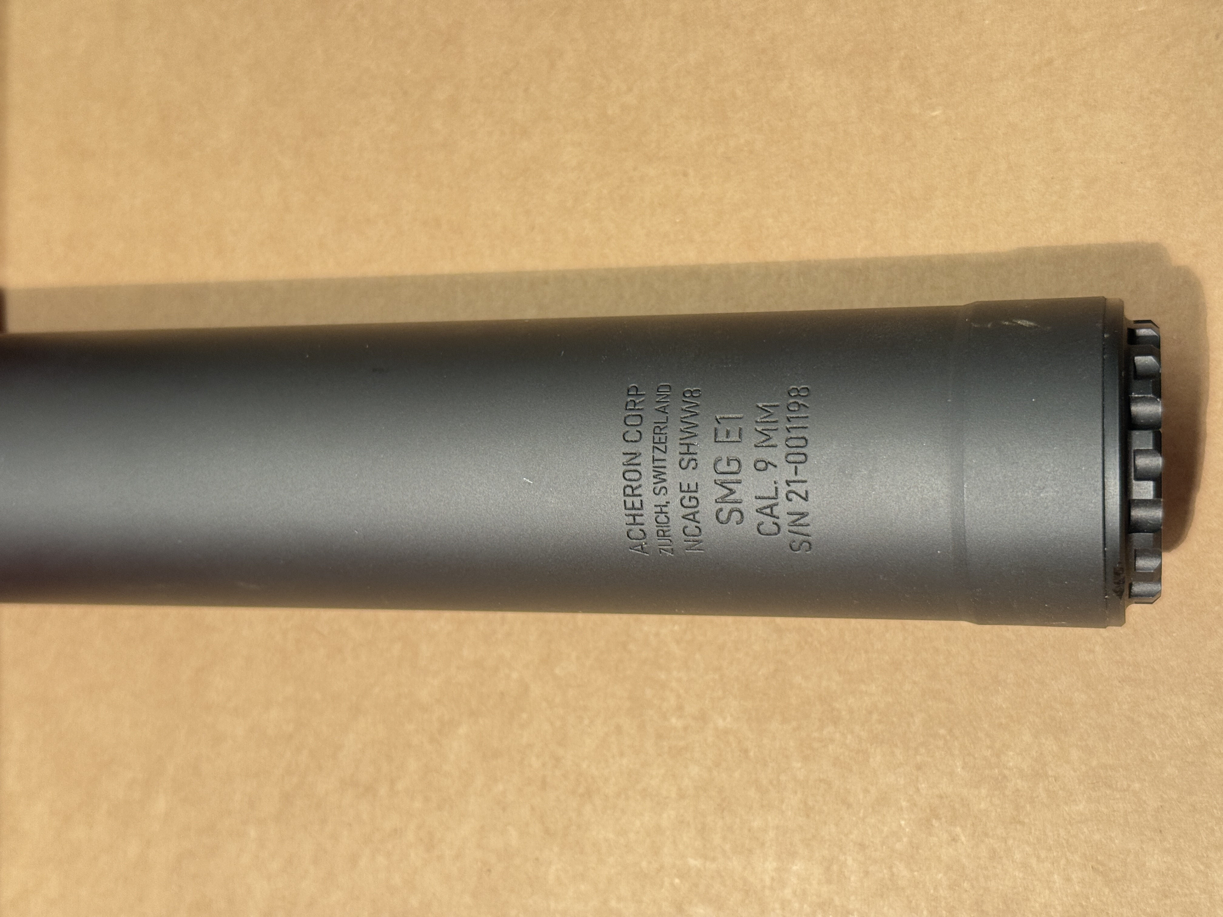 Acheron SMG (ex SMG E1) - silencieux 9mm Trilug - très bon état