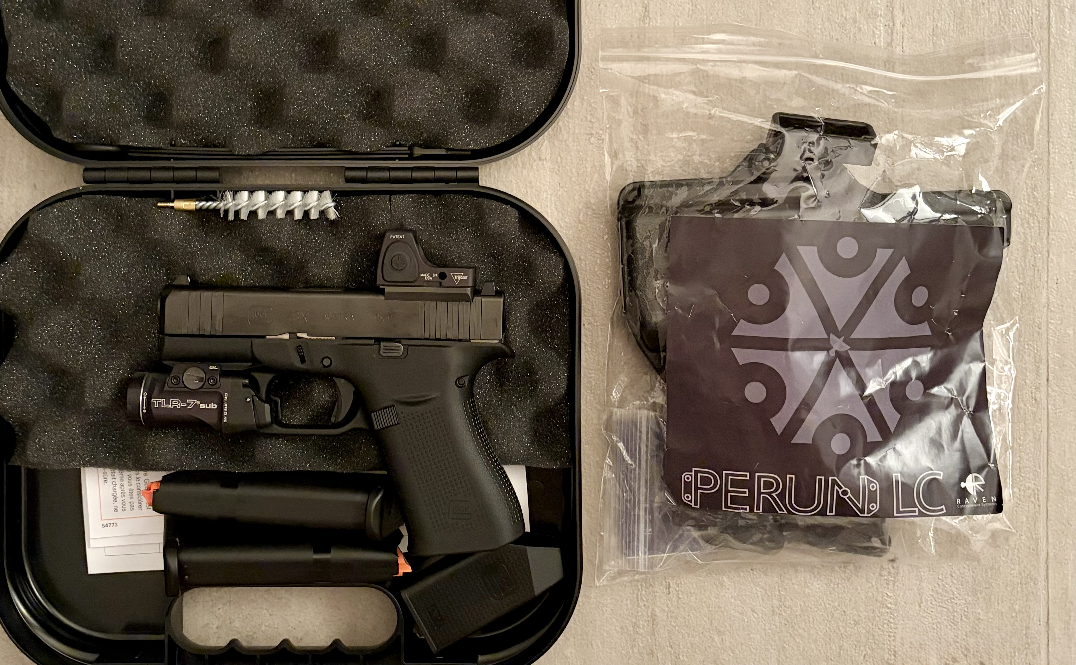 Glock 43X MOS / Trijicon RMRcc / Streamlight TLR7 Sub