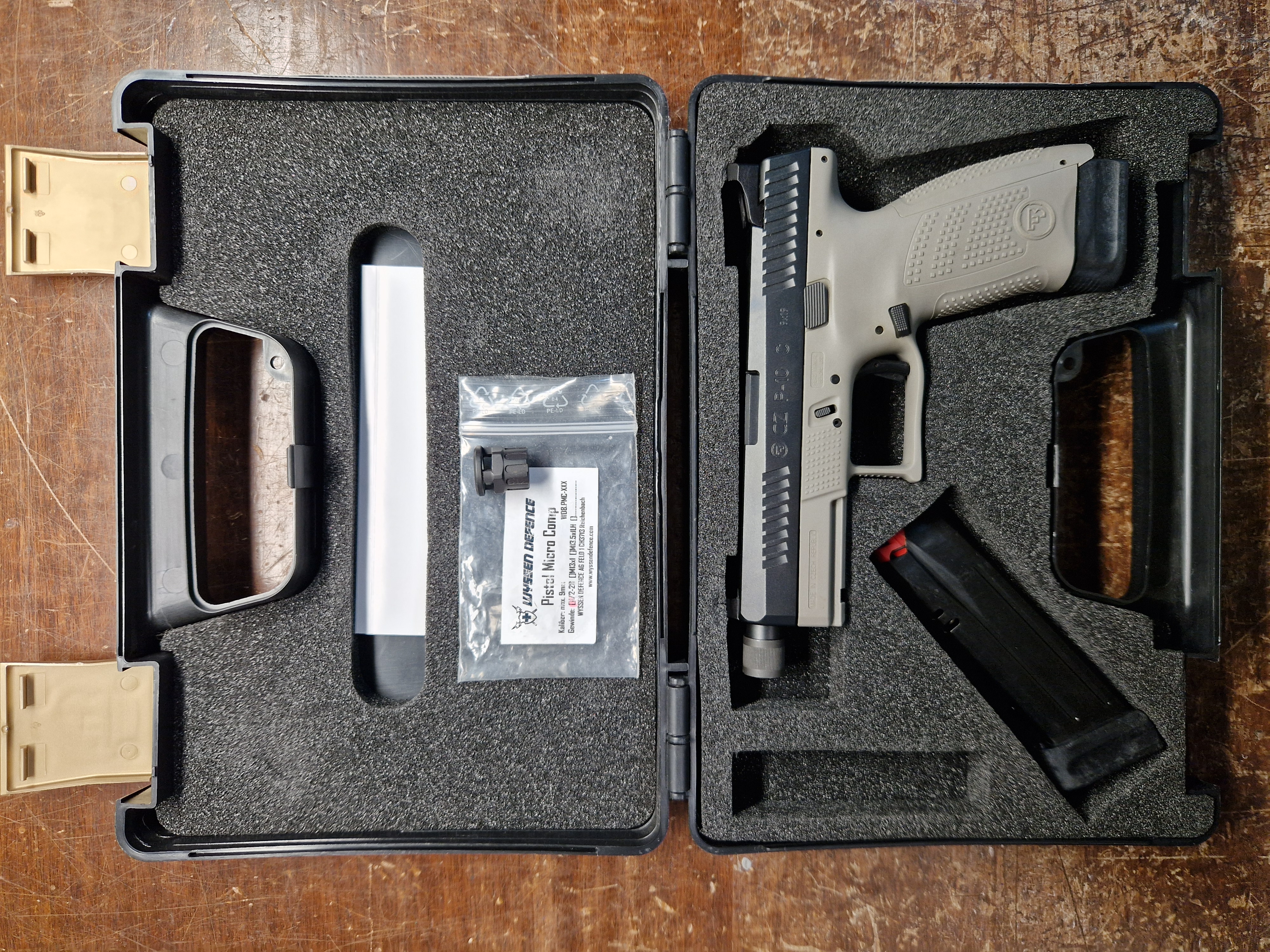 CZ P-10 C Urban Grey Suppressor-Ready