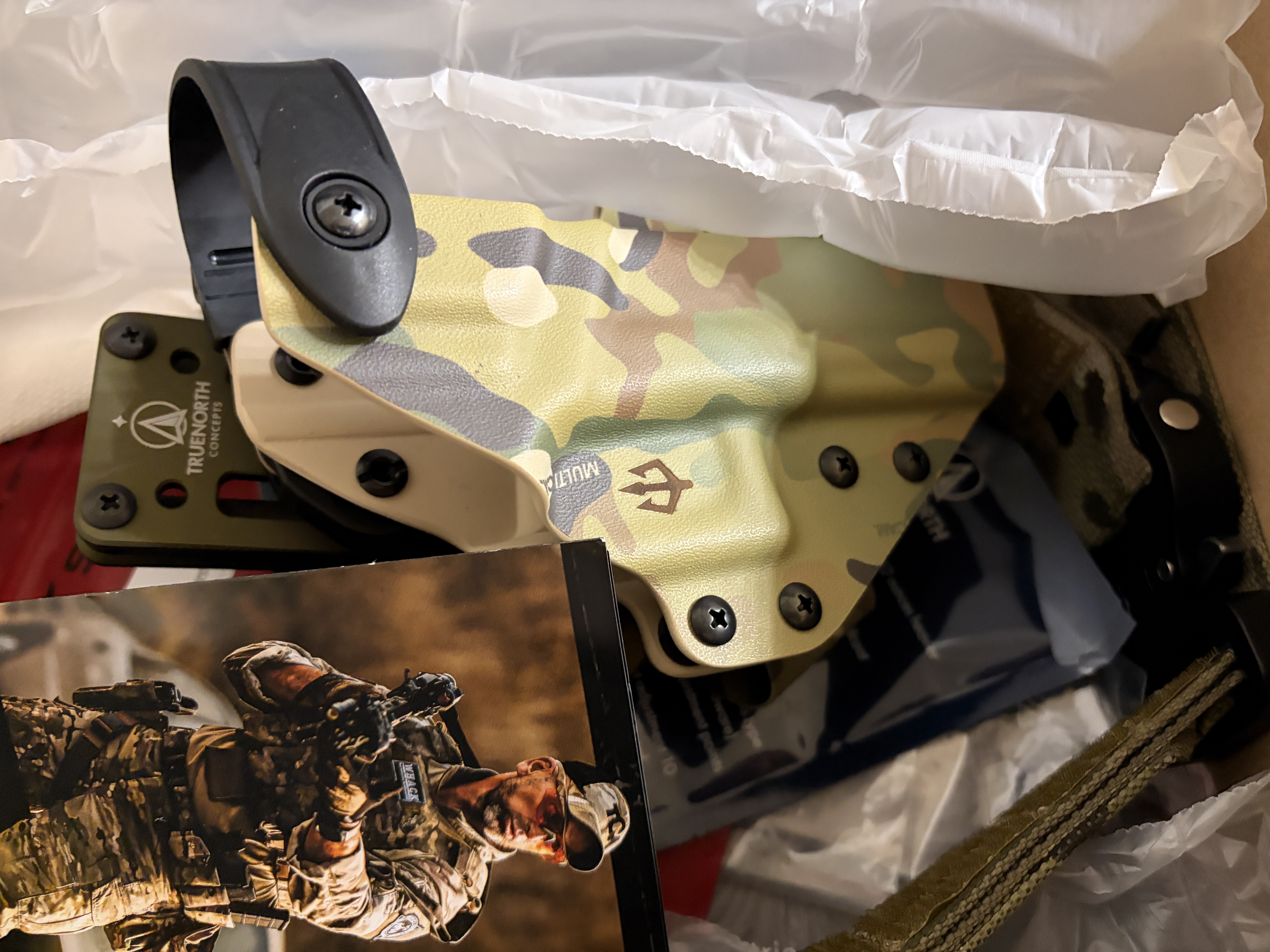 BLACK TRIDENT®  DUTY+ LEVEL 2 HOLSTER With range belt