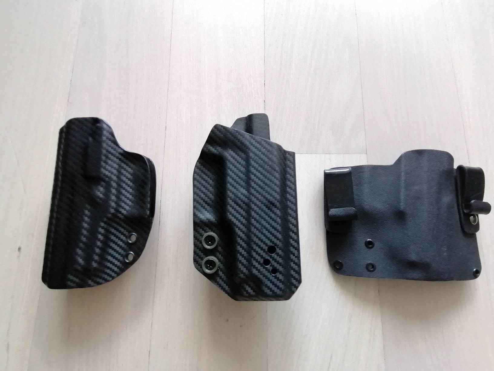 3 holsters / étuis kydex pour SIG SAUER P225